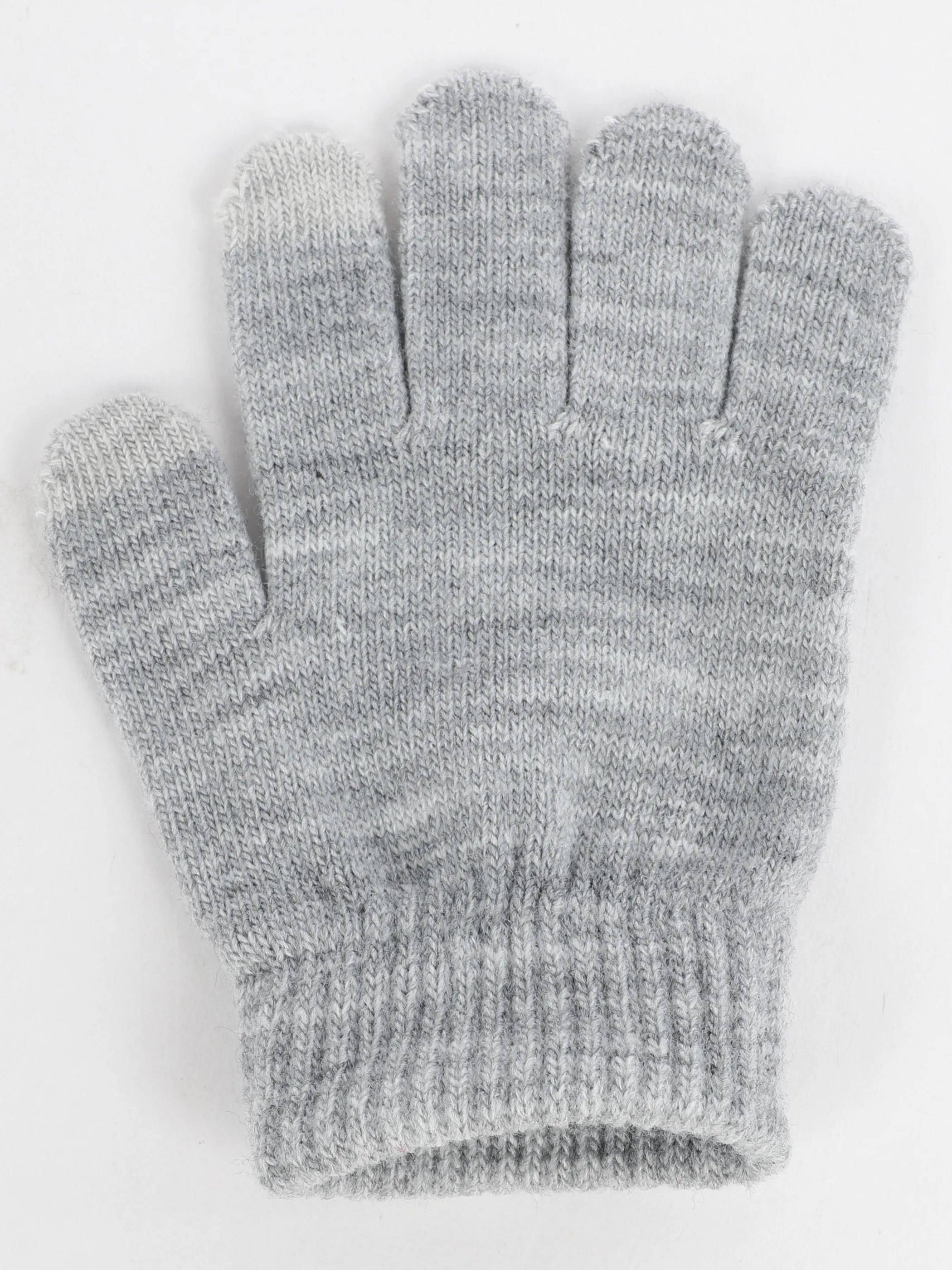 Stop + Go KM-Strickhandschuhe Grau 899557 GRAU/ROSA 2